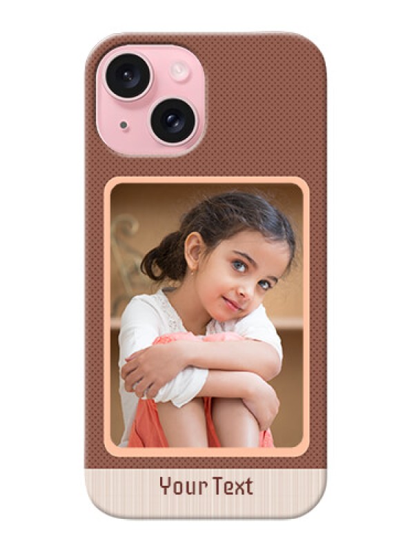 Custom iPhone 15 Phone Covers: Simple Pic Upload Design