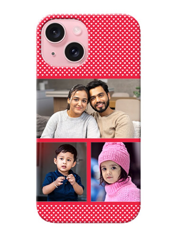 Custom iPhone 15 mobile back covers online: Bulk Pic Upload Design