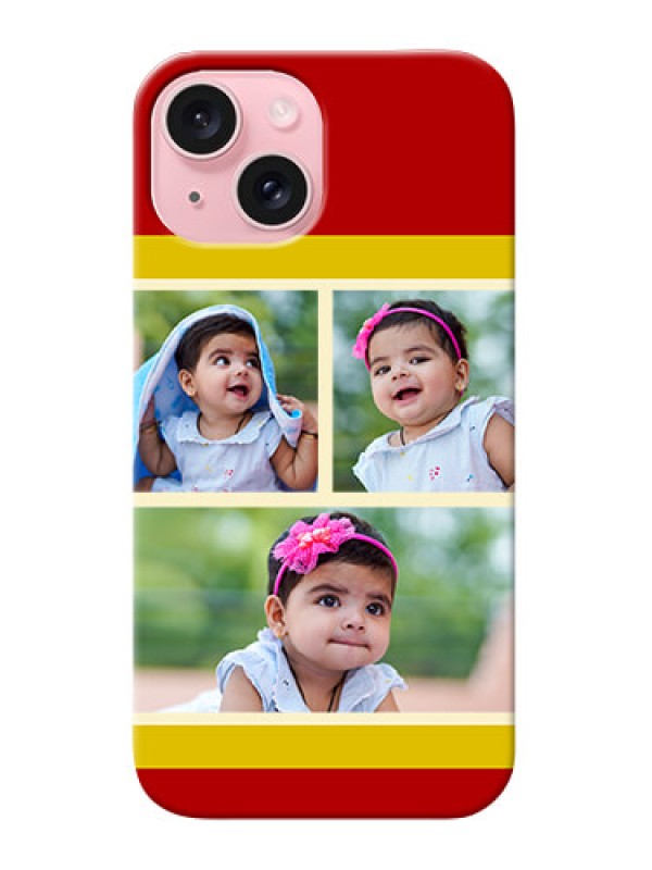 Custom iPhone 15 mobile phone cases: Multiple Pic Upload Design