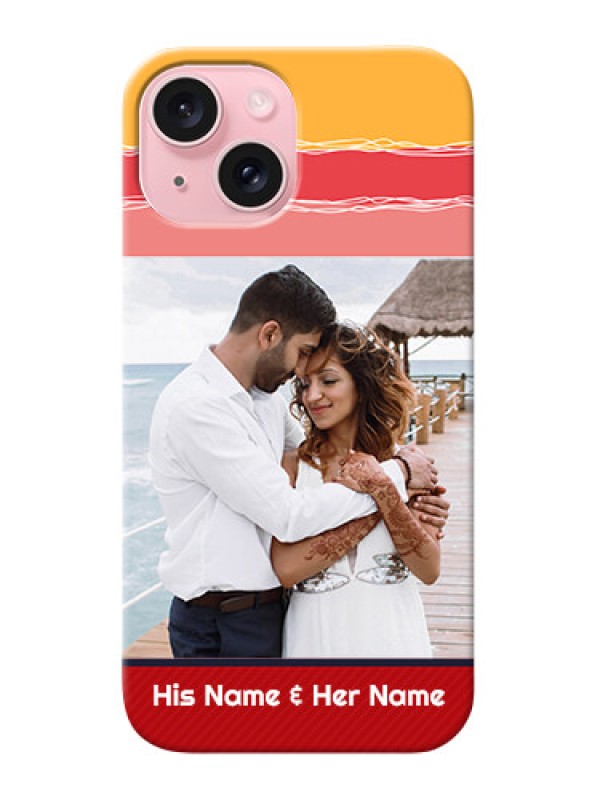 Custom iPhone 15 custom mobile phone covers: Colorful Case Design