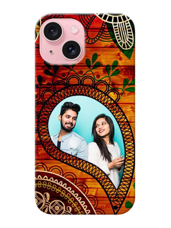 Custom iPhone 15 custom mobile cases: Abstract Colorful Design