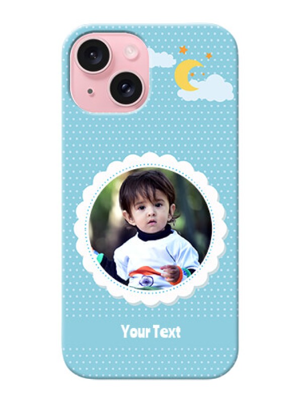 Custom iPhone 15 mobile cases online: violet Pattern Design