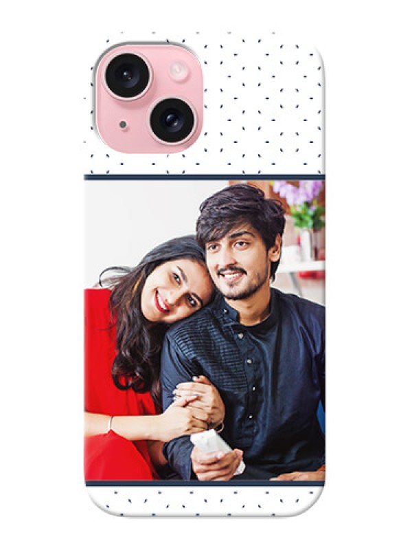 Custom iPhone 15 Personalized Phone Cases: Premium Dot Design