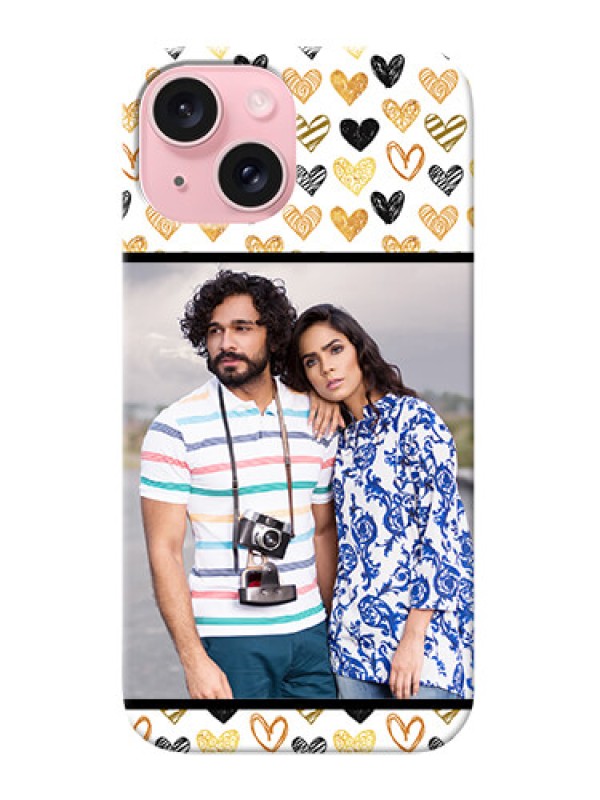 Custom iPhone 15 Personalized Mobile Cases: Love Symbol Design