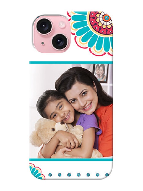 Custom iPhone 15 custom mobile phone cases: Flower Design