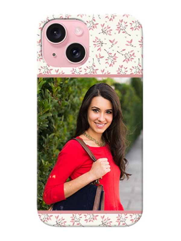 Custom iPhone 15 Back Covers: Premium Floral Design
