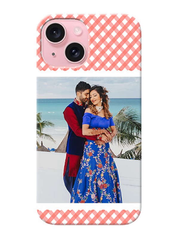 Custom iPhone 15 custom mobile cases: Pink Pattern Design