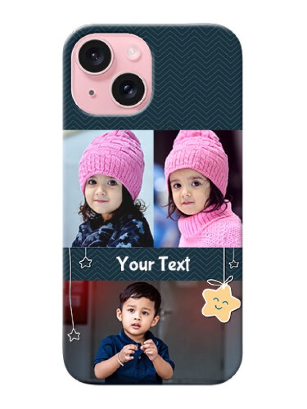 Custom iPhone 15 Mobile Back Covers Online: Hanging Stars Design