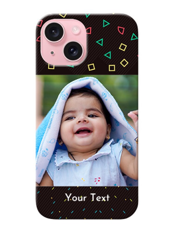 Custom iPhone 15 custom mobile cases with confetti birthday design