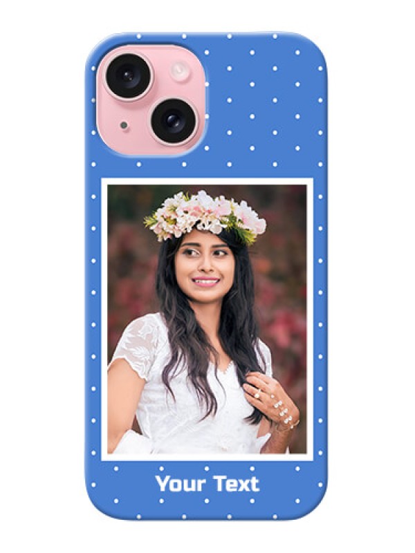Custom iPhone 15 Personalised Phone Cases: polka dots design
