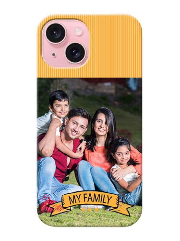 Custom iPhone 15 Personalized Mobile Cases: My Family Design