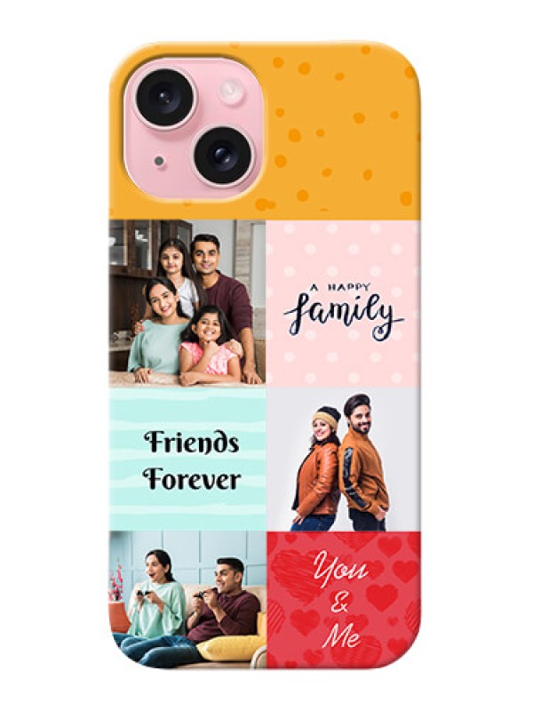 Custom iPhone 15 Customized Phone Cases: Images with Quotes Design
