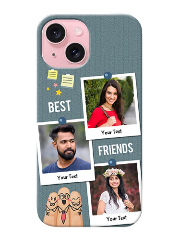 Custom iPhone 15 Mobile Cases: Sticky Frames and Friendship Design