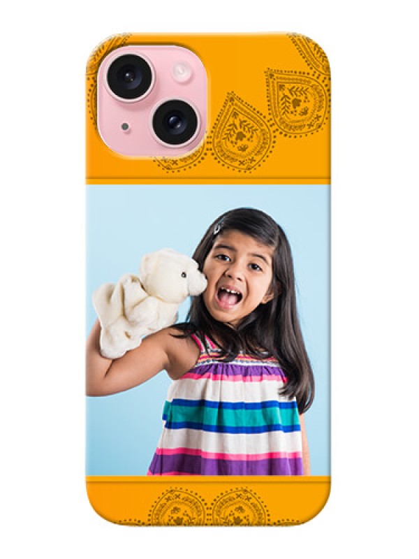 Custom iPhone 15 custom mobile back covers: Photo Wedding Design