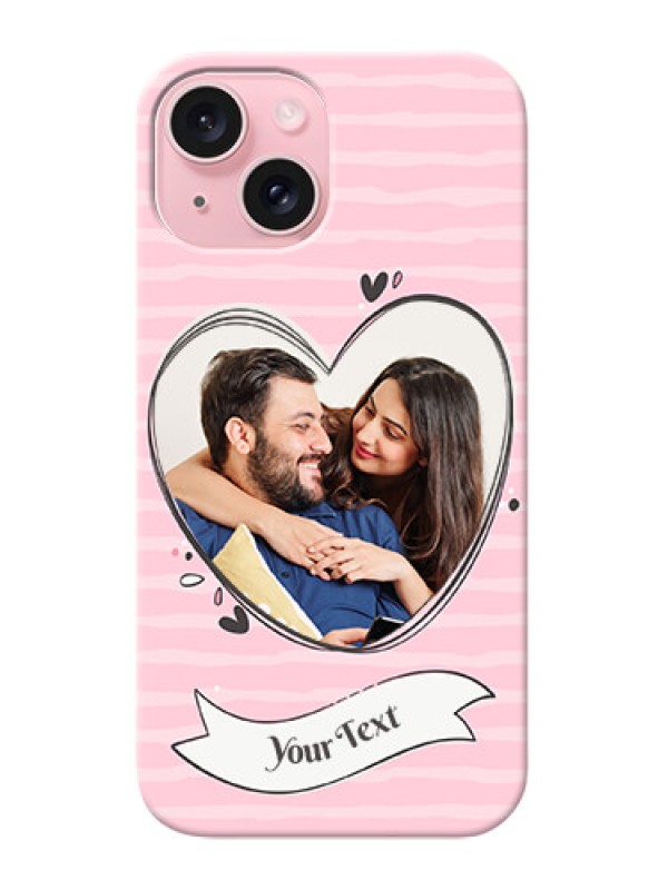 Custom iPhone 15 custom mobile phone covers: Vintage Heart Design