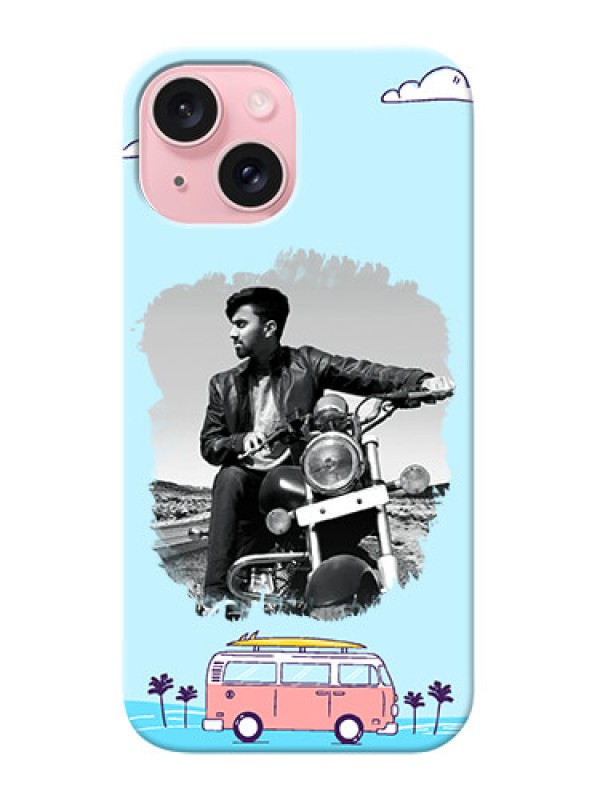 Custom iPhone 15 Mobile Covers Online: Travel & Adventure Design