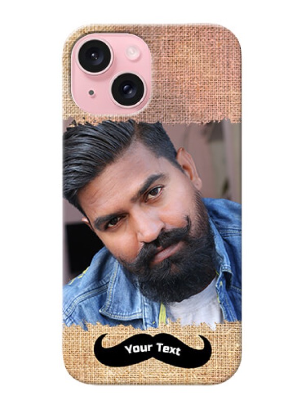 Custom iPhone 15 Mobile Back Covers Online with Texture Design