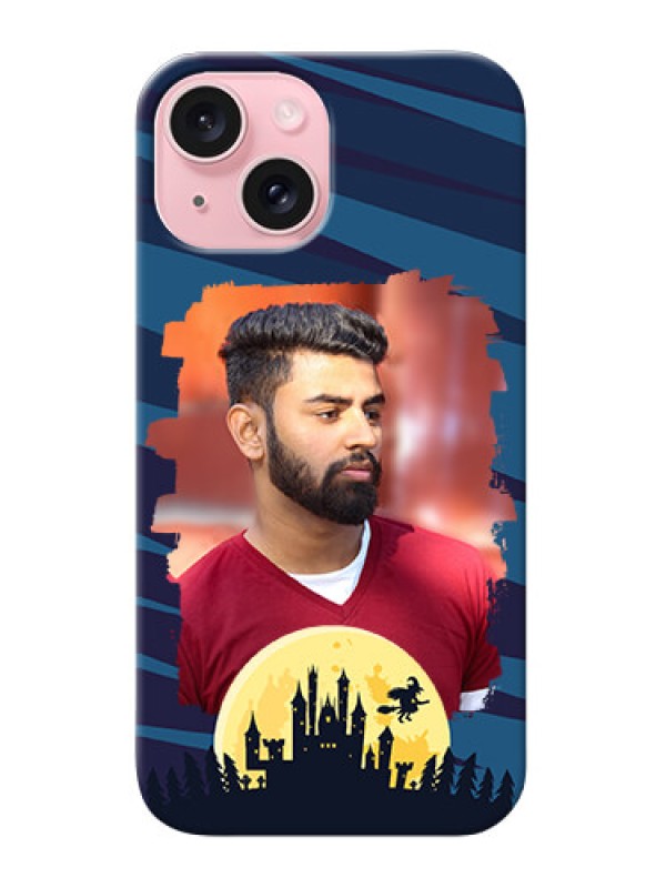 Custom iPhone 15 Back Covers: Halloween Witch Design