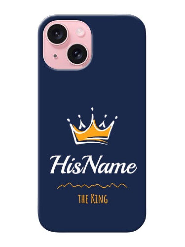 Custom iPhone 15 King Phone Case with Name