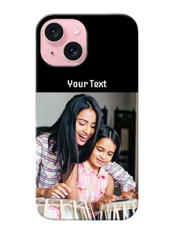 Custom iPhone 15 Photo with Name on Phone Case