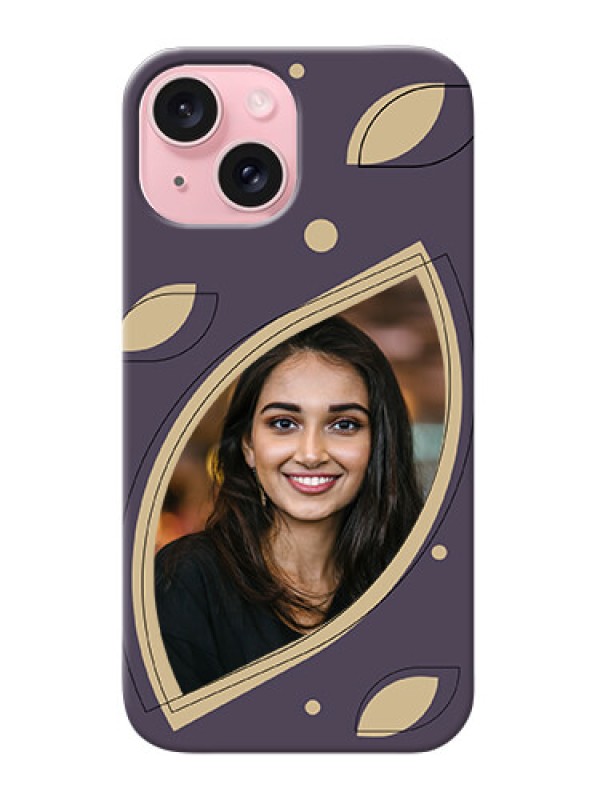 Custom iPhone 15 Custom Mobile Case with Falling Leaf Design