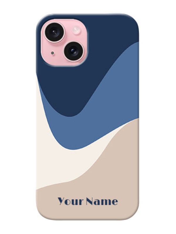 Custom iPhone 15 Custom Phone Case with Abstract Drip Art Design