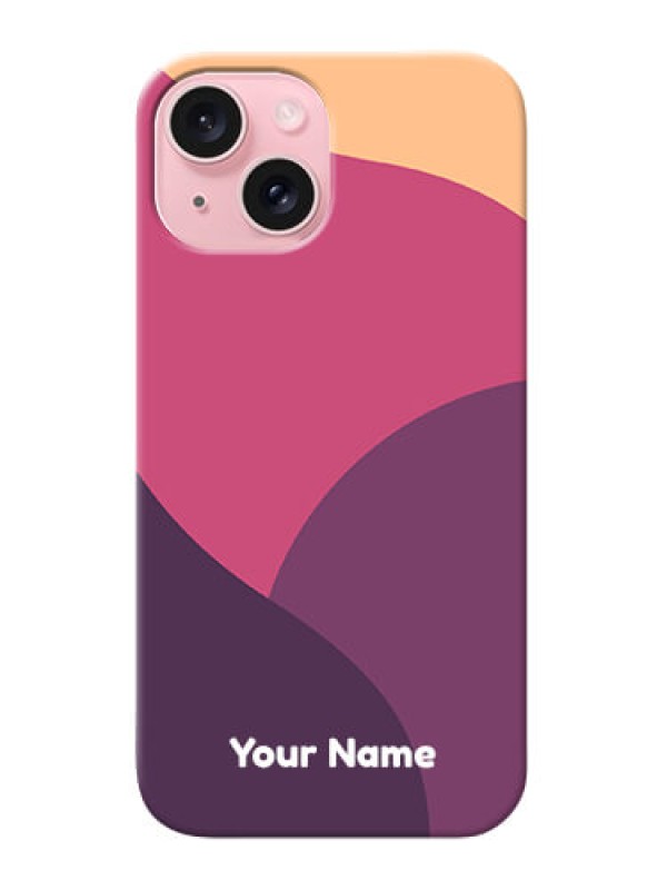 Custom iPhone 15 Custom Phone Case with Mixed Multiwithcolour abstract art Design