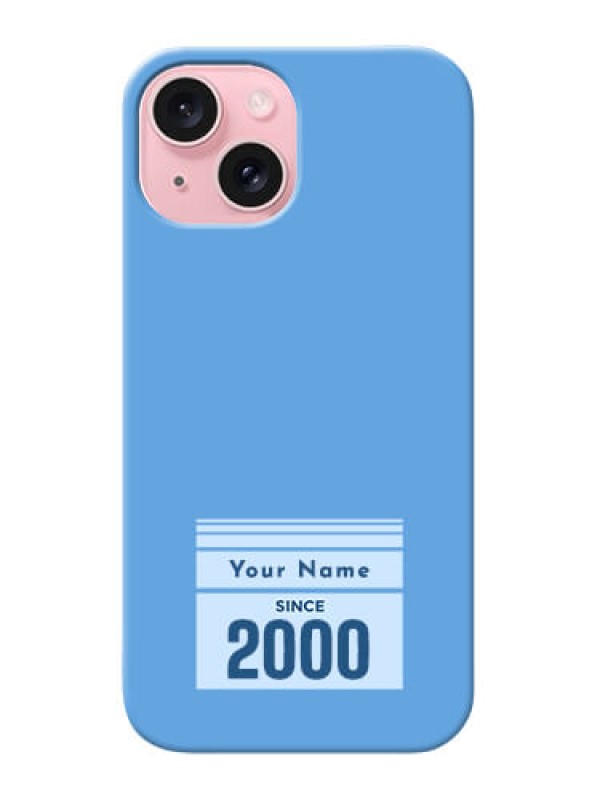 Custom iPhone 15 Custom Mobile Case with Custom Year of birth Design
