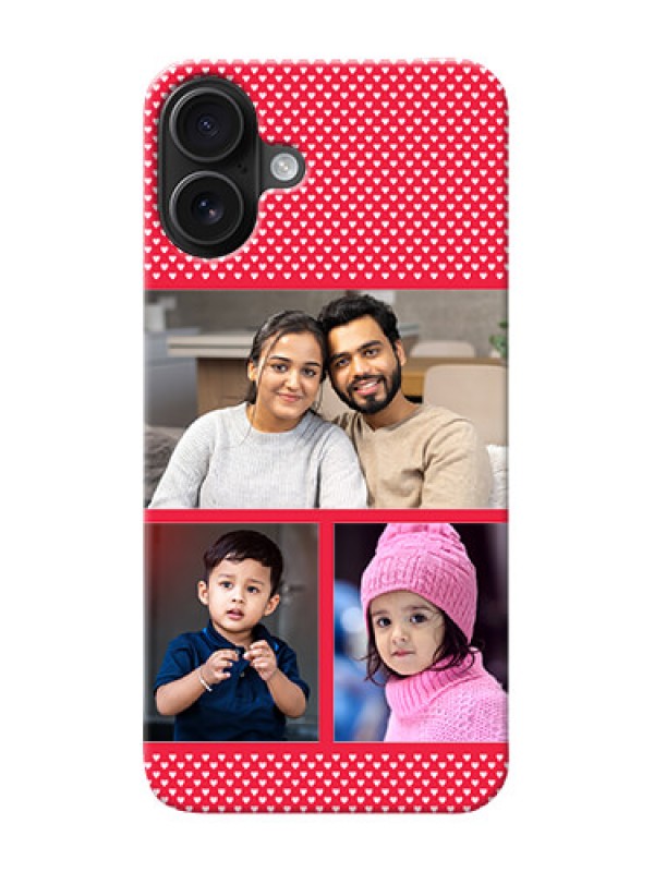 Custom iPhone 16 Plus mobile back covers online: Bulk Pic Upload Design