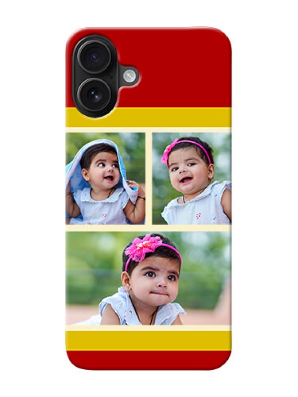 Custom iPhone 16 Plus mobile phone cases: Multiple Pic Upload Design