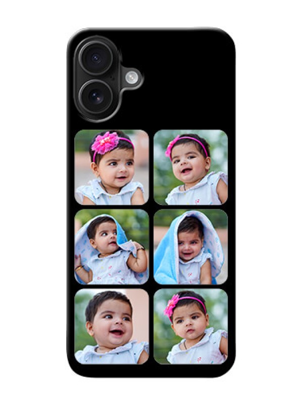 Custom iPhone 16 Plus mobile phone cases: Multiple Pictures Design