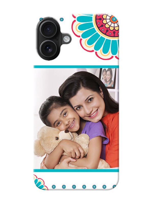 Custom iPhone 16 Plus custom mobile phone cases: Flower Design