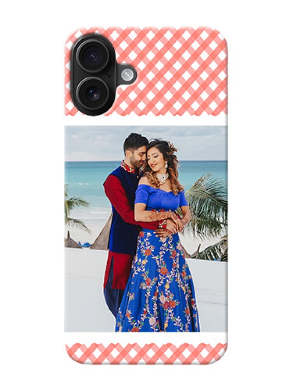 Custom iPhone 16 Plus custom mobile cases: Pink Pattern Design