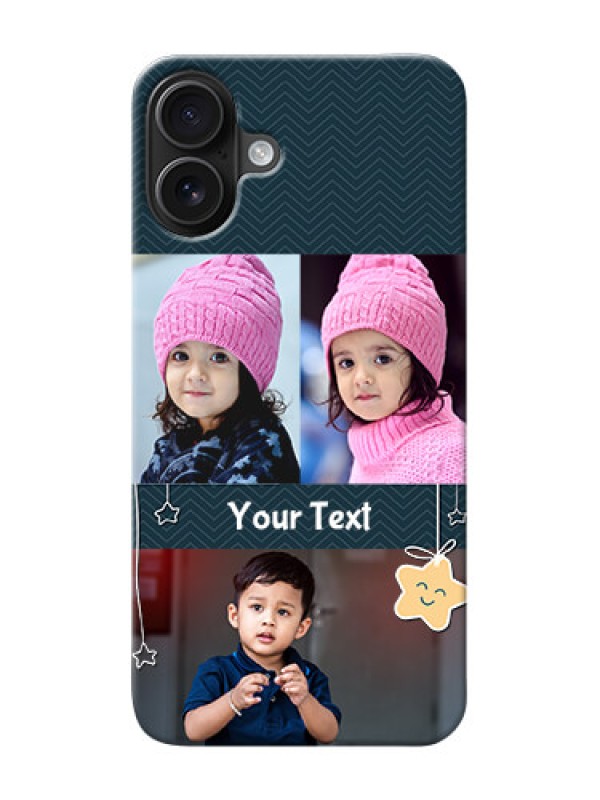 Custom iPhone 16 Plus Mobile Back Covers Online: Hanging Stars Design