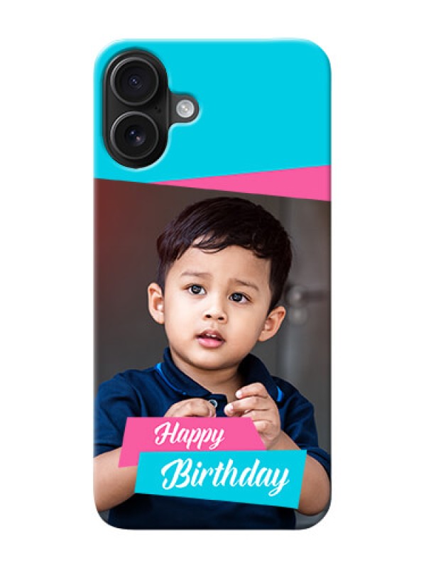 Custom iPhone 16 Plus Mobile Covers: Image Holder with 2 Color Design