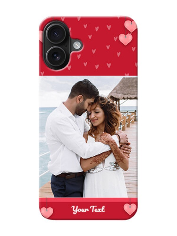 Custom iPhone 16 Plus Mobile Back Covers: Valentines Day Design
