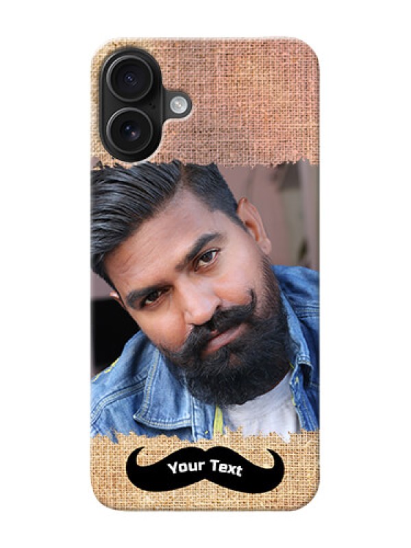 Custom iPhone 16 Plus Mobile Back Covers Online with Texture Design