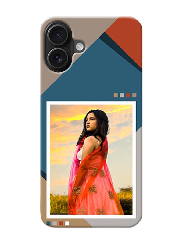 Custom iPhone 16 Plus Personalized Phone Case with Retro color pallet Design