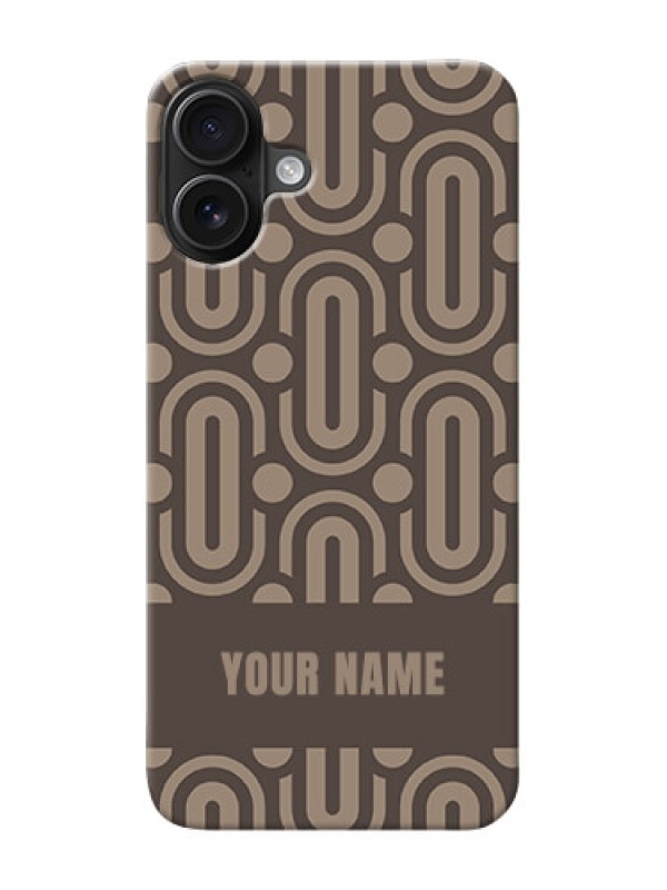 Custom iPhone 16 Plus Custom Phone Case with Captivating Zero Pattern Design