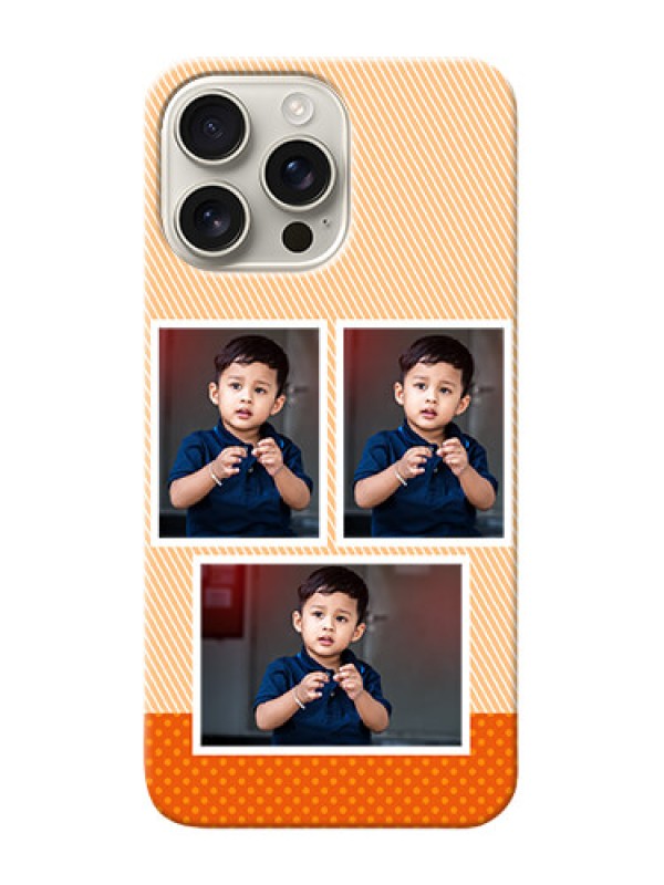 Custom iPhone 16 Pro Max Mobile Back Covers: Bulk Photos Upload Design
