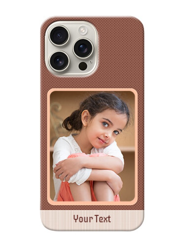 Custom iPhone 16 Pro Max Phone Covers: Simple Pic Upload Design