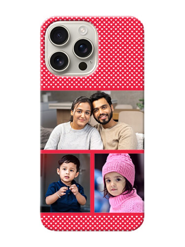 Custom iPhone 16 Pro Max mobile back covers online: Bulk Pic Upload Design