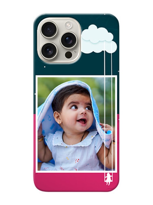 Custom iPhone 16 Pro Max custom phone covers: Cute Girl with Cloud Design