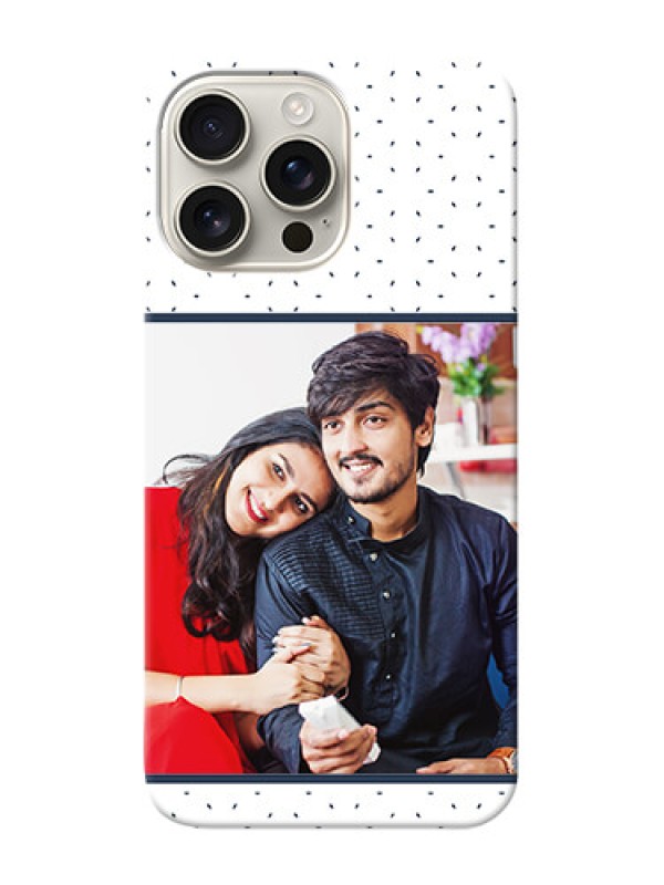 Custom iPhone 16 Pro Max Personalized Phone Cases: Premium Dot Design