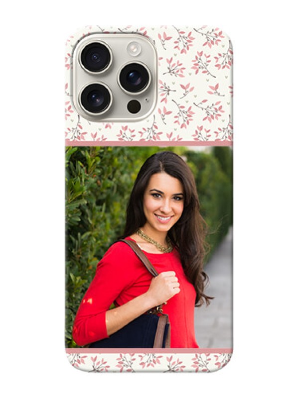 Custom iPhone 16 Pro Max Back Covers: Premium Floral Design