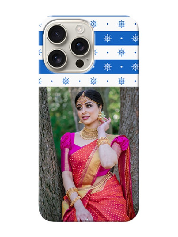 Custom iPhone 16 Pro Max custom mobile covers: Snow Pattern Design