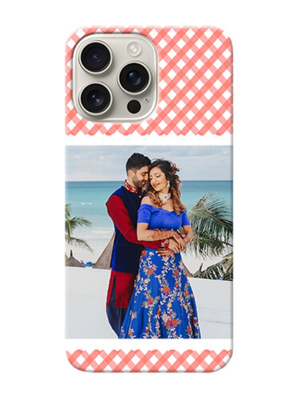 Custom iPhone 16 Pro Max custom mobile cases: Pink Pattern Design