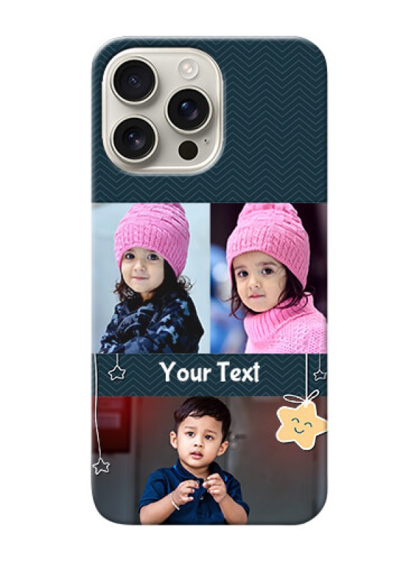 Custom iPhone 16 Pro Max Mobile Back Covers Online: Hanging Stars Design