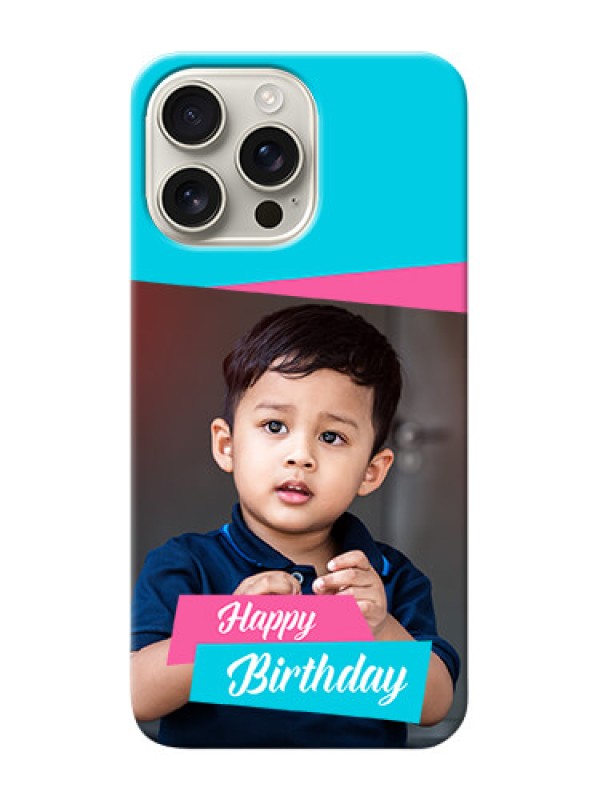 Custom iPhone 16 Pro Max Mobile Covers: Image Holder with 2 Color Design