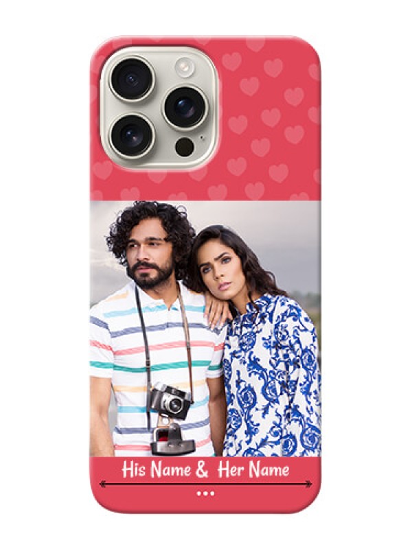 Custom iPhone 16 Pro Max Mobile Cases: Simple Love Design